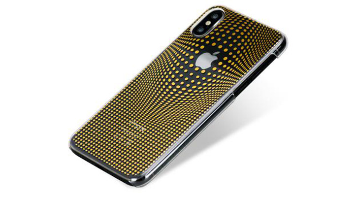 Bling My Thing Warp iPhone X Case - Gold